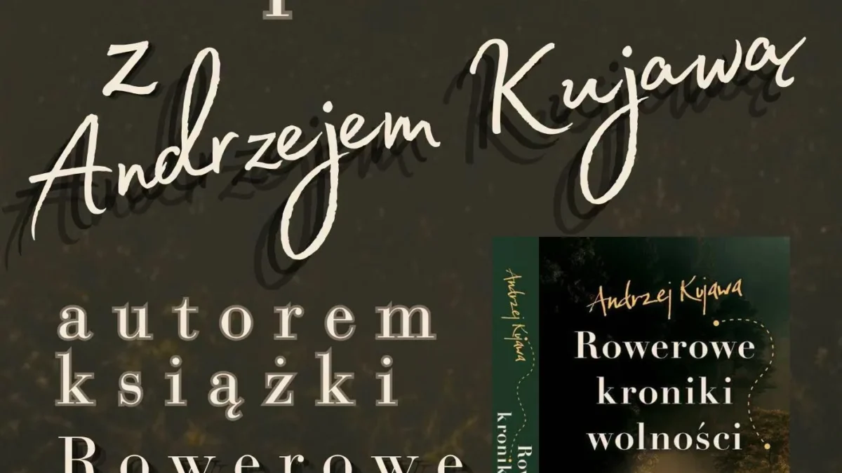 Andrzej Kujawa opowiadał o rowerowych wyprawach w Bibliotece Publicznej w Obornikach