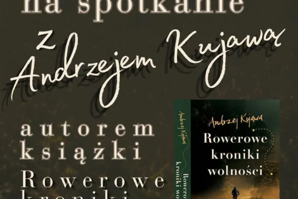 Andrzej Kujawa opowiadał o rowerowych wyprawach w Bibliotece Publicznej w Obornikach