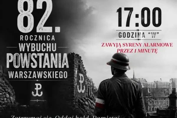 1 sierpnia o 17:00 zawyją syreny w całej Polsce