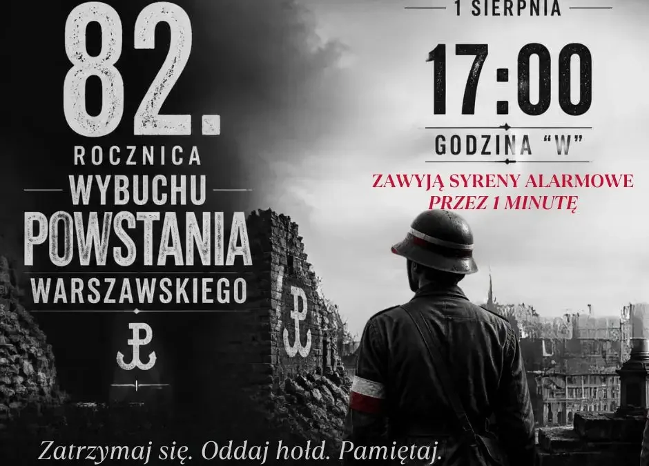 1 sierpnia o 17:00 zawyją syreny w całej Polsce
