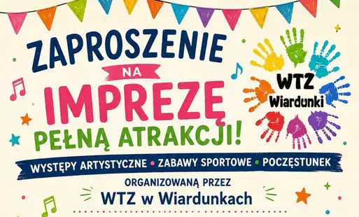 WTZ w Wiardunkach zaprasza na integracyjną imprezę 23 lipca