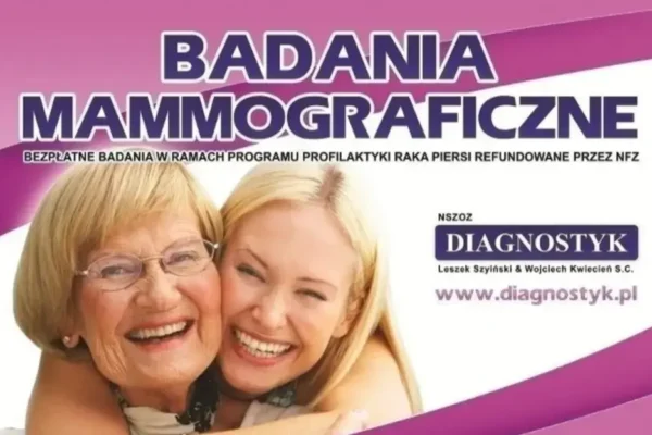 Bezpłatna mammografia w Rogoźnie – skorzystaj z badań już 17 sierpnia