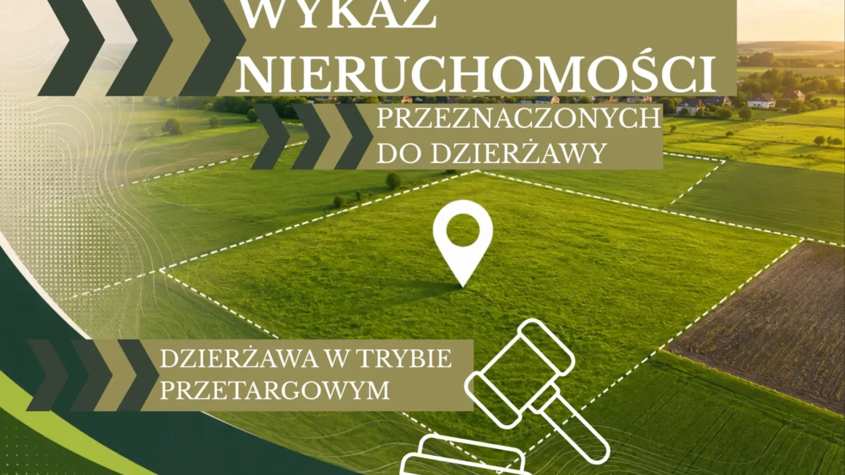 Gmina Ryczywół ogłasza przetarg na dzierżawę nieruchomości
