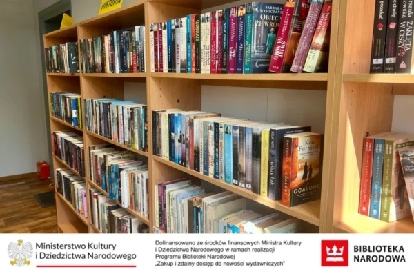 Biblioteka w Ryczywole otrzymała dofinansowanie na nowości wydawnicze