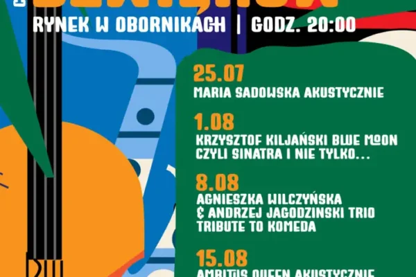 Letnie Konstelacje Dźwięków 2026: Muzyczne soboty na Rynku w Obornikach