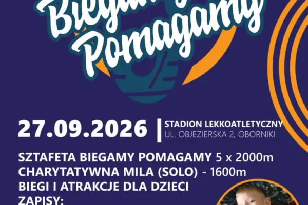 Ruszyły zapisy na charytatywną Sztafetę Biegamy Pomagamy w Obornikach