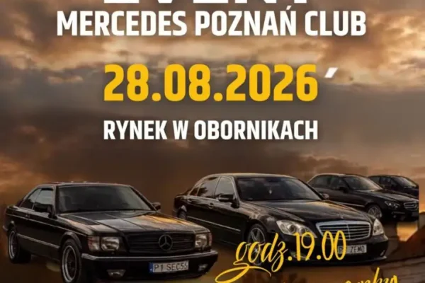 Zlot Mercedesów na obornickim Rynku już w piątek