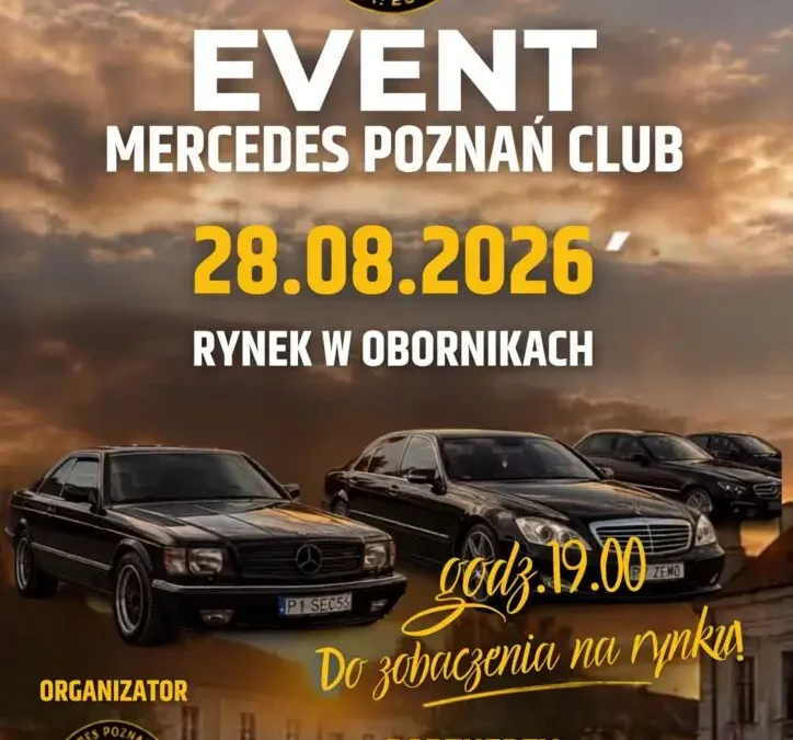 Zlot Mercedesów na obornickim Rynku już w piątek