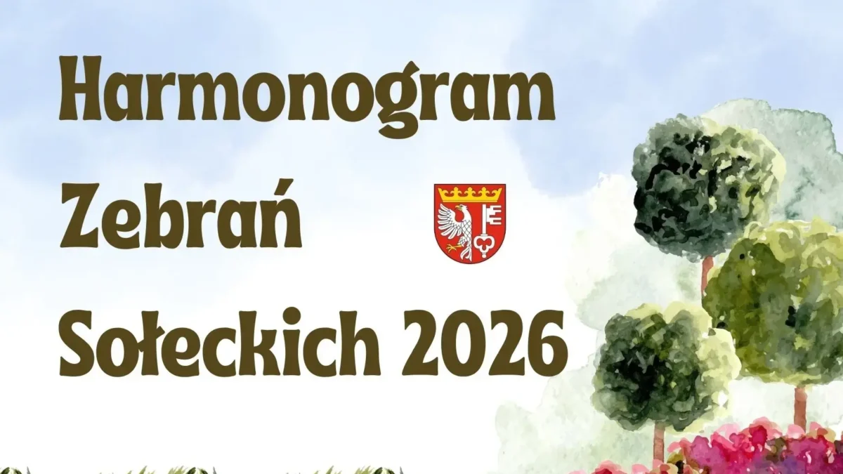 Harmonogram zebrań sołeckich w Gminie Rogoźno na 2026 rok