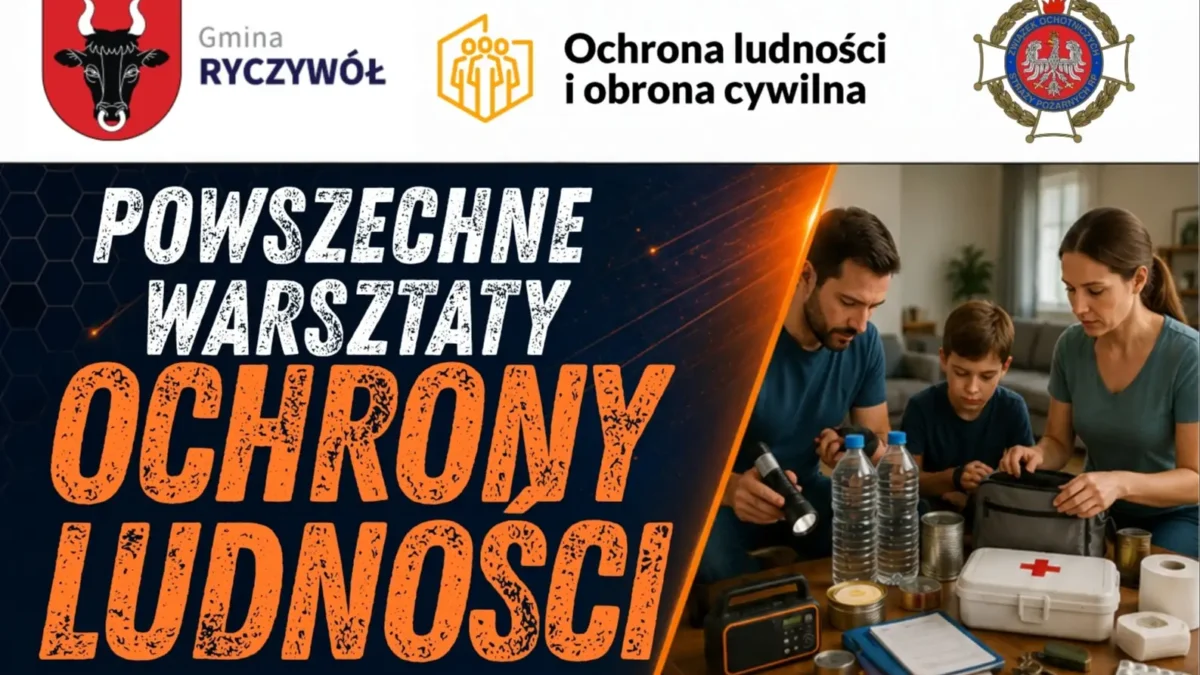 Bezpłatne warsztaty ochrony ludności w Ryczwole – zapisy do 7 września