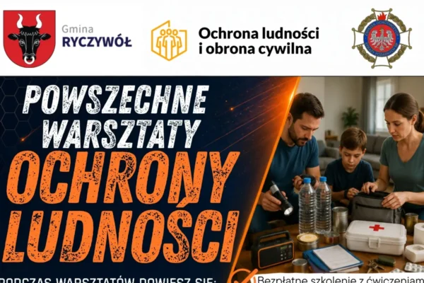 Bezpłatne warsztaty ochrony ludności w Ryczwole – zapisy do 7 września