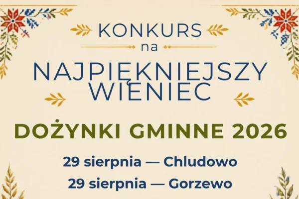 Konkurs na Najpiękniejszy Wieniec Dożynkowy – LGD Kraina Trzech Rzek zaprasza