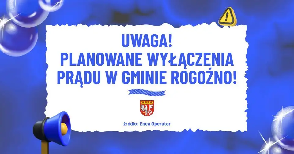 Planowane wyłączenia prądu w Rogoźnie – ul. Strzelecka bez zasilania 30 września