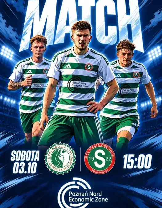 Sparta Oborniki jedzie do Grodziska po punkty mimo osłabionej kadry