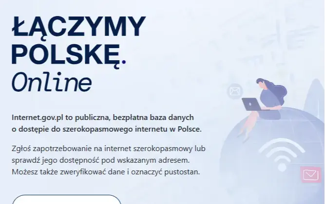 Sprawdź dostępność szybkiego internetu pod swoim adresem – rusza akcja Ministerstwa Cyfryzacji