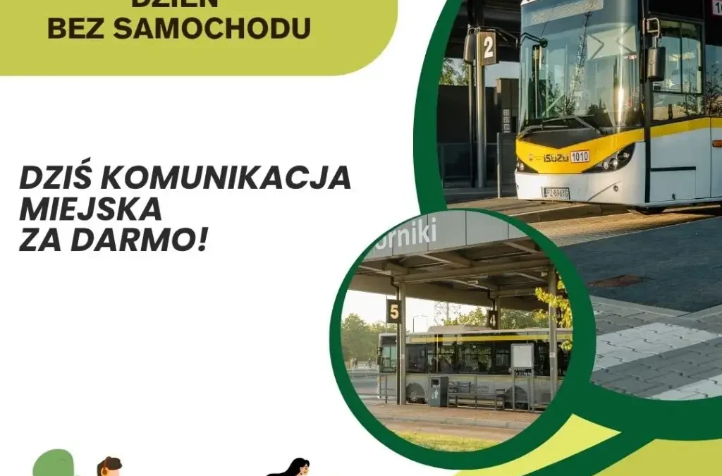 Dzień bez Samochodu w Obornikach: dziś komunikacja miejska za darmo