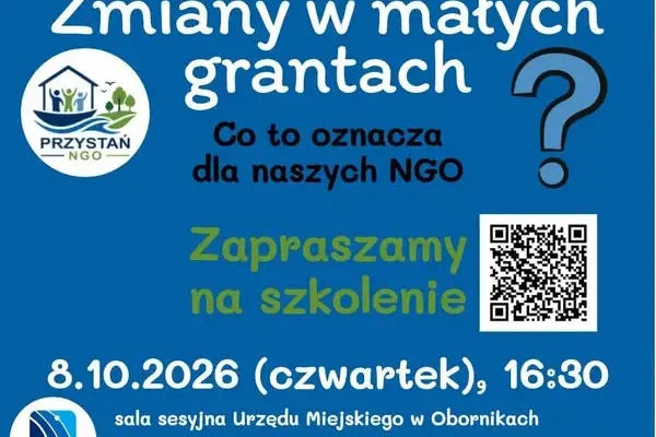 Szkolenie o małych grantach dla organizacji pozarządowych w Obornikach