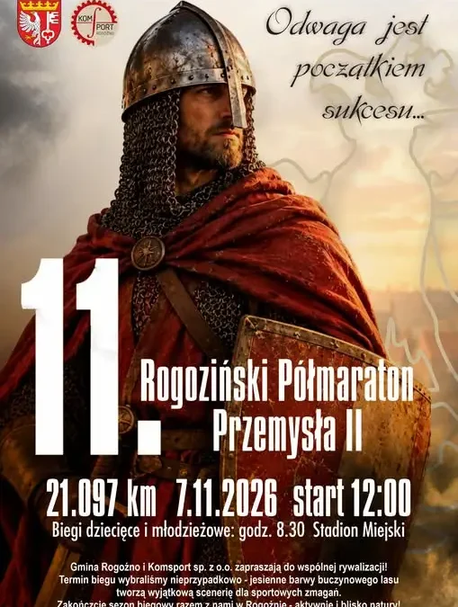 Rogoziński Półmaraton Przemysła II – miesiąc do startu