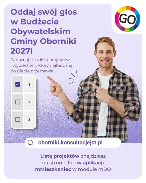 Ostatnia szansa na głos w Budżecie Obywatelskim Obornik